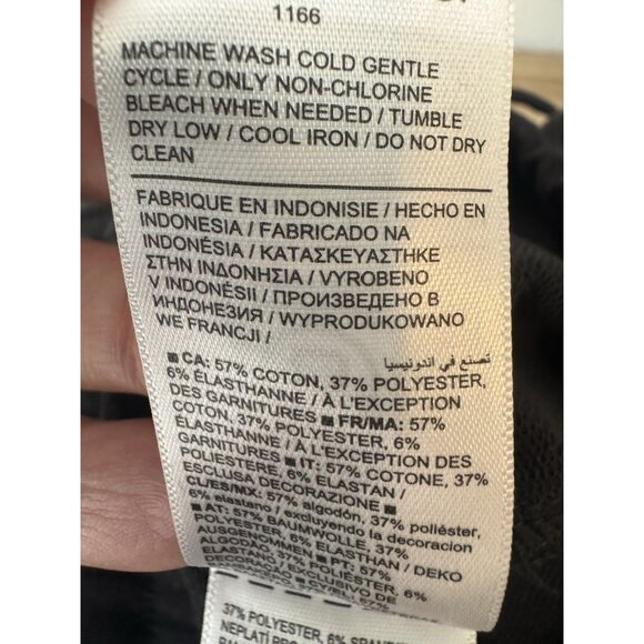 Athleta Women's Retroterry High Rise Wide Leg Cargo Pant Size Large Tall Black - Picture 7 of 9